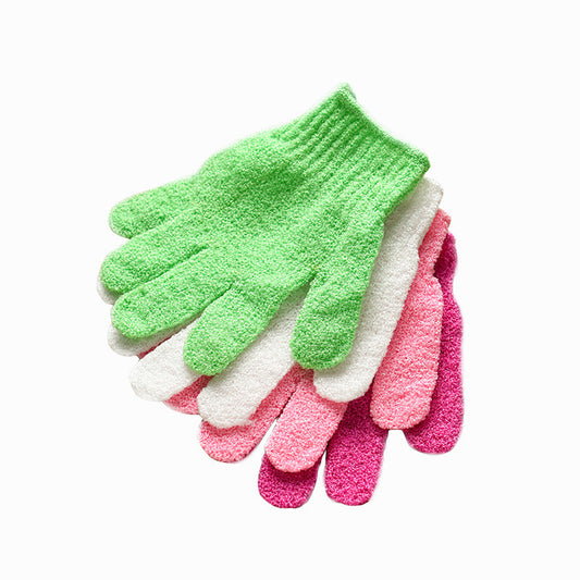 Bath towel gloves Candy color mud towel Bathroom glove bath towel